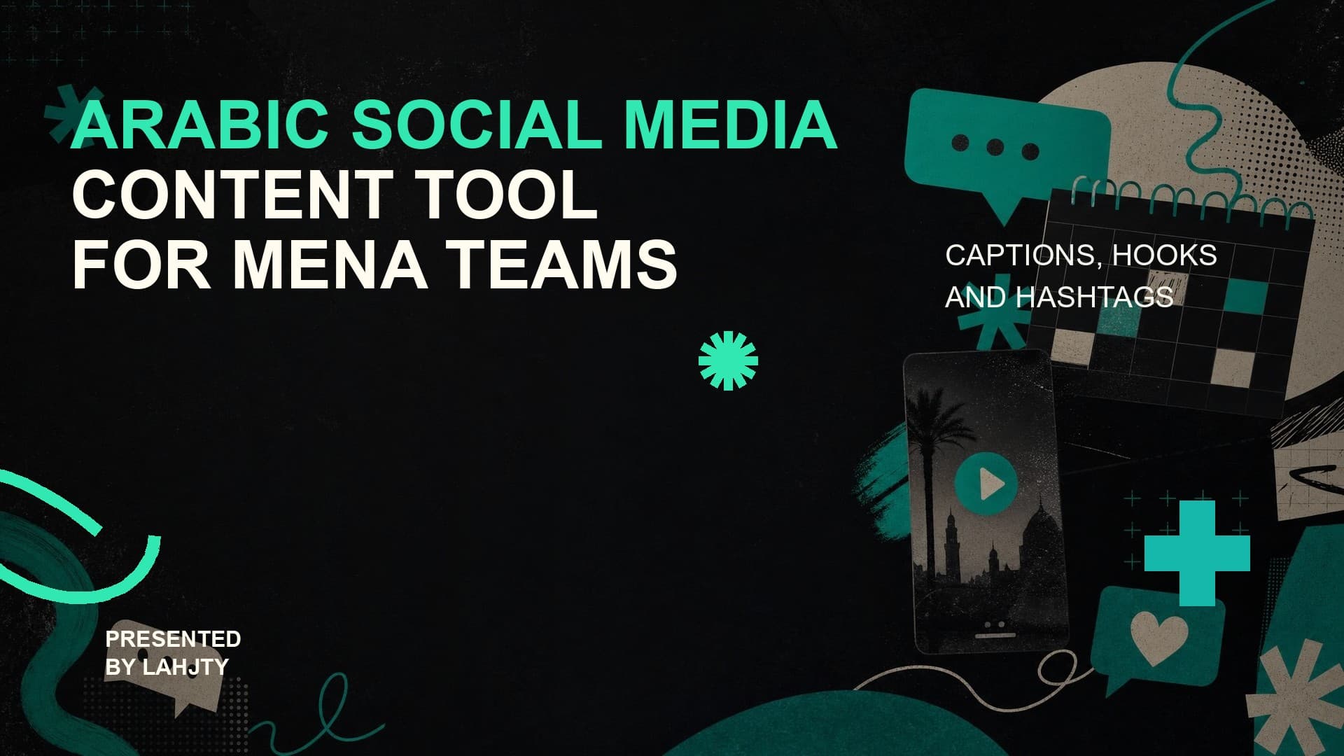 Arabic Social Media Content Tool for MENA Teams